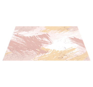Abstract Textural Expression textured vinyl rug - TenStickers