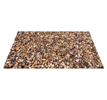 sea pebbles floor stone flooring - TenStickers