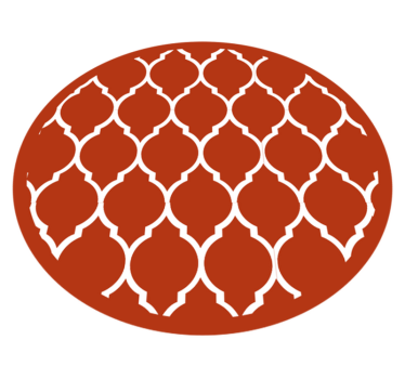 Vintage tile design retro rug - TenStickers