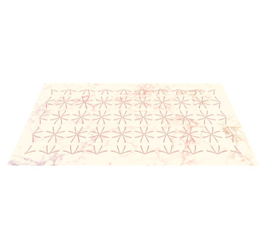 Marble water jet mosaic vinyl flooring - TenStickers