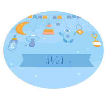 Customized nursery decor nursery vinyl rug - TenStickers