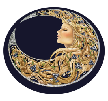 Moon art bedroom carpet - TenStickers
