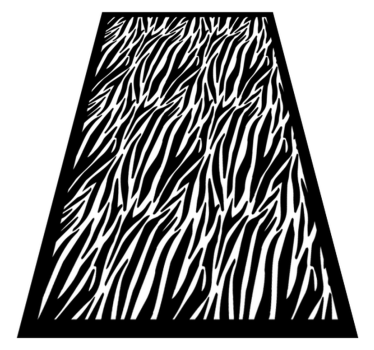 zebra effect animal print carpet - TenStickers