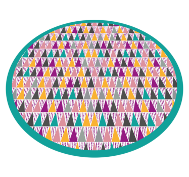 Scandinavian intense colors nordic style rugs - TenStickers