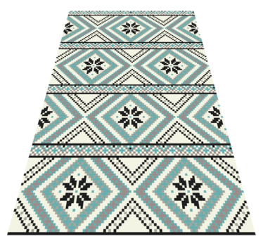 Scandinavian figures  nordic style rugs - TenStickers