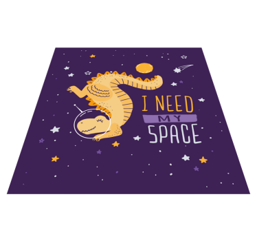 I need my space dinosaur vinyl mat - TenStickers
