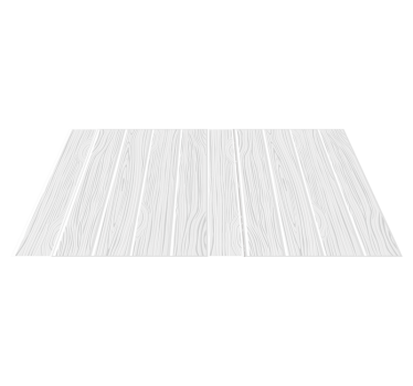 White Wooden Board vinyl rug - TenStickers