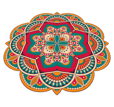 Moroccan Mandala mandala mat - TenStickers