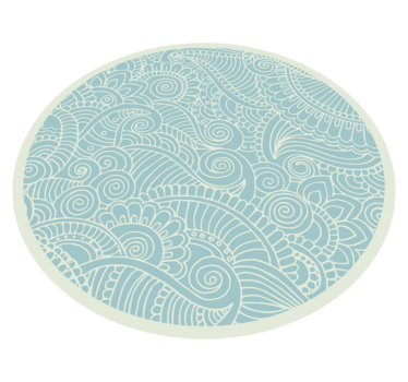Nautical Mandala mandala mat - TenStickers