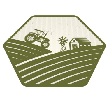 Vintage tractor and wind mill retro rug - TenStickers