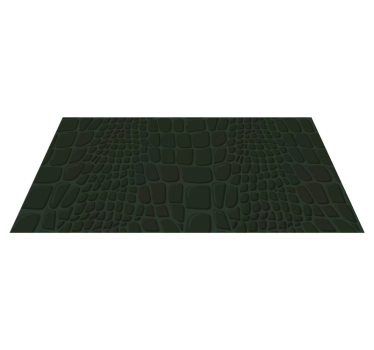 Crocodile skin animal print carpet - TenStickers