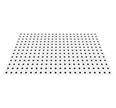 Small squares tile kitchen vinyl rug - TenStickers