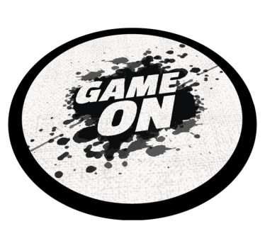 Game on fitness game vinyl rug - TenStickers