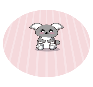 Anime cute Koala animal mat - TenStickers
