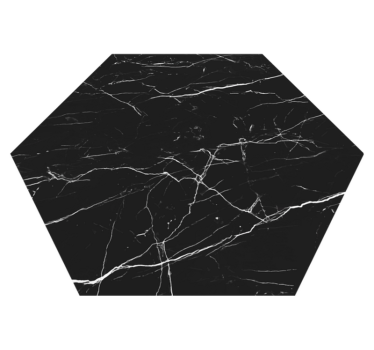 Black marble  contemporary rugs - TenStickers