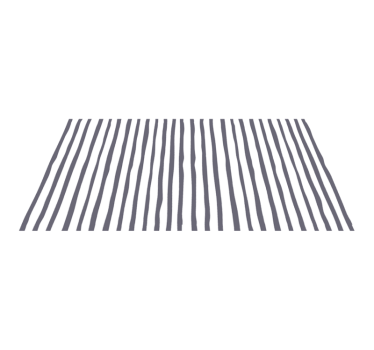 Light Grey Striped nordic vinyl rugs - TenStickers
