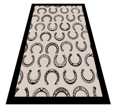 Horse shoe pattern animal mat - TenStickers