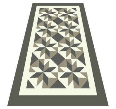 Beija stars tile vinyl mat - TenStickers
