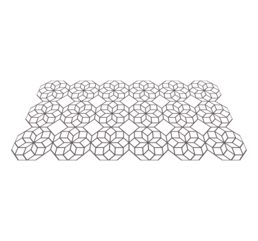 Elegant octagon tiles tile mat - TenStickers