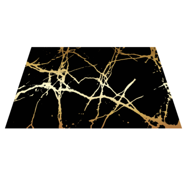 Black rock stone flooring - TenStickers
