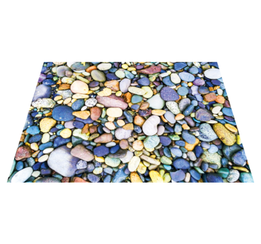 Little sea stones stone flooring - TenStickers