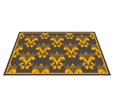 VINTAGE VINYL FLOOR CLOTHS retro rug - TenStickers