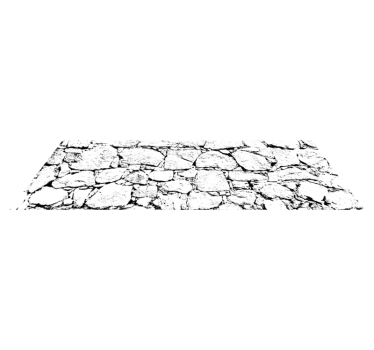 Broken concrete stone vinyl flooring - TenStickers