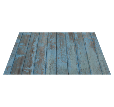 Blue and gray wooden boards wood effect vinyl flooring - TenStickers
