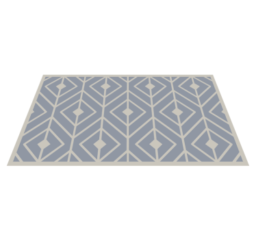 Modern geometric rug geometric carpets - TenStickers