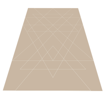 Nordic triangles mosaic mosaic vinyl flooring - TenStickers