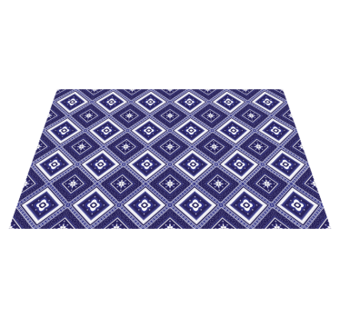 Modern tiles mosaic geometric carpets - TenStickers
