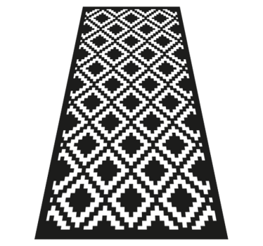 Rhombus mosaic vinyl flooring - TenStickers