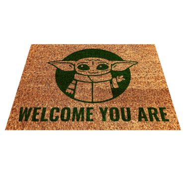 Welcome mat star wars entrance hall rug - TenStickers