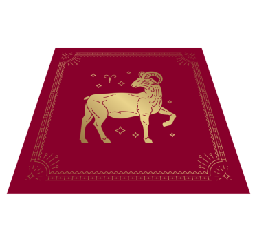 Aries Persian design animal print carpet - TenStickers