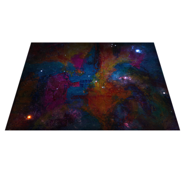 Abstract splash Rug contemporary rugs - TenStickers