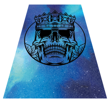 Hipster galaxy crown teenage rugs for bedrooms - TenStickers