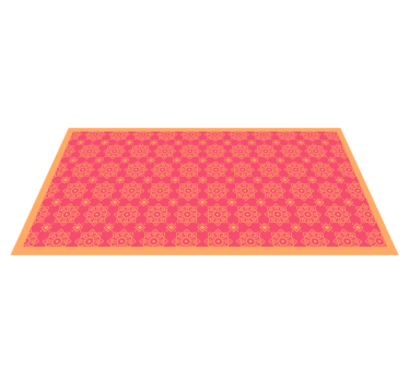 TABRIZ AREA RUG mosaic vinyl flooring - TenStickers