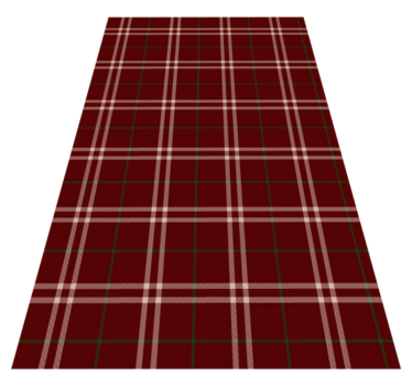 Plaid Patterned Surface living room vinyl rug - TenStickers
