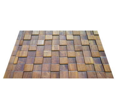 Wooden panel 3d texture  wood effect vinyl flooring - TenStickers