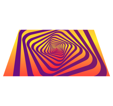 Modern art colorful vortex contemporary rugs - TenStickers