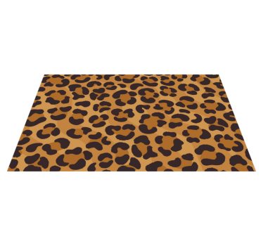 Jaguar skin animal print carpet - TenStickers