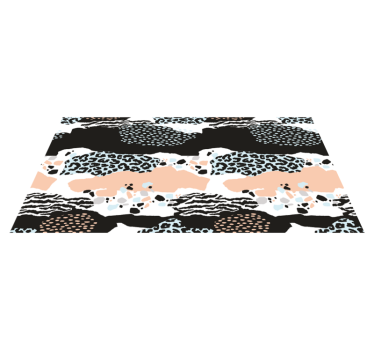 Elegant leopard skin animal print carpet - TenStickers