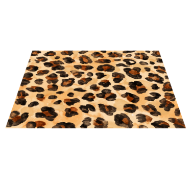 Cheetah skin animal print carpet - TenStickers