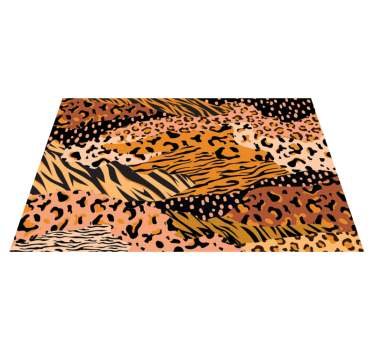 Different animal prints animal print carpet - TenStickers