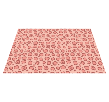 Modern giraffe animal print carpet - TenStickers