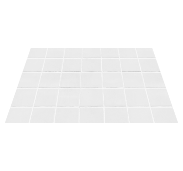 White grid bathroom vinyl rug - TenStickers
