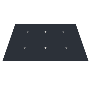 Nordic style black plus signs vinyl rug - TenStickers