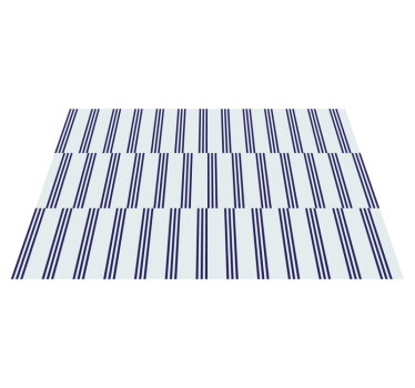 Navy stripy design living room vinyl rug - TenStickers