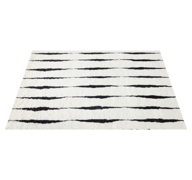 Elegant striped design living room vinyl rug - TenStickers