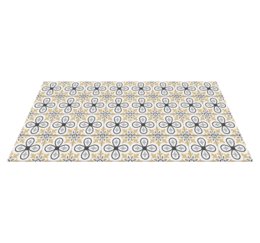 Kitchen retro tiles kitchen flooring - TenStickers